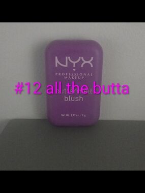 NYX Butt Naked Blush #12 All The Butta - Violet Purple